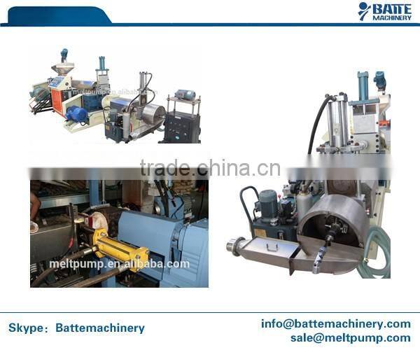 Extrusion processes screen changer quick net changer