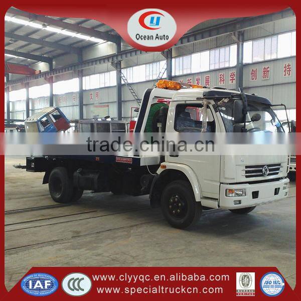 DFAC 4X2 dlk flat wrecker towing truck for sale