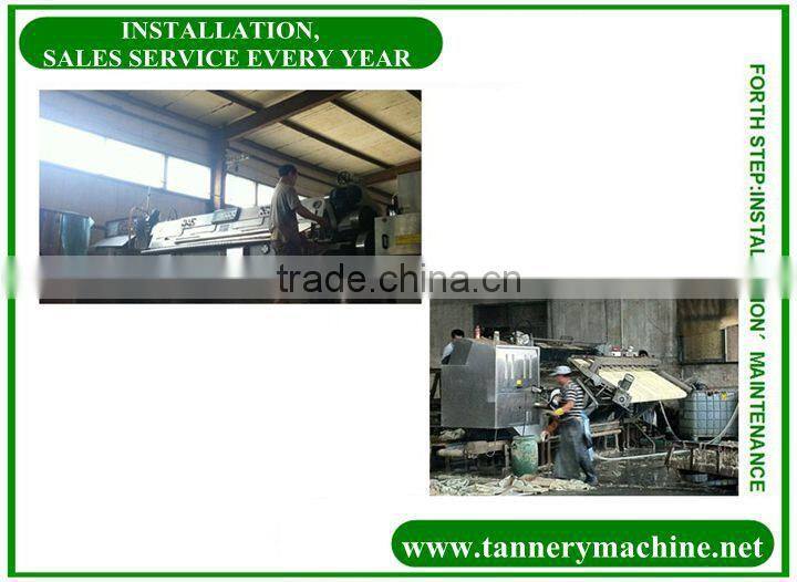 leather splitting machine for wet blue leather