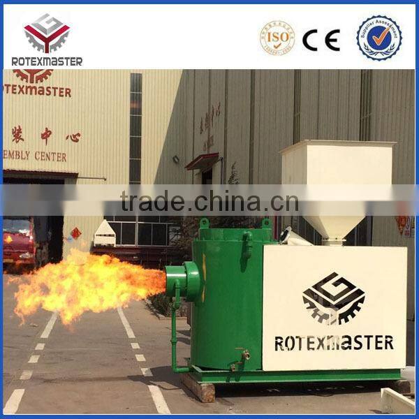 Biomass burner provide heating