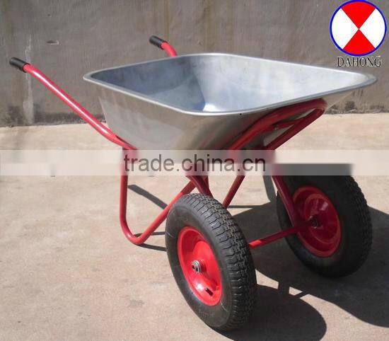 wheelbarrow WB6425T,160kg load, wheel barrow with two wheels
