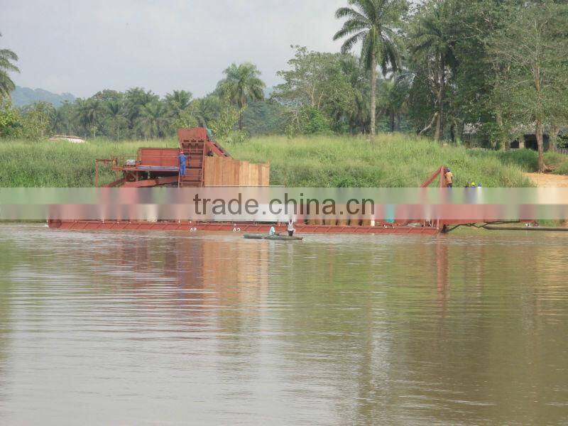 Hot sale bucket type gold dredger