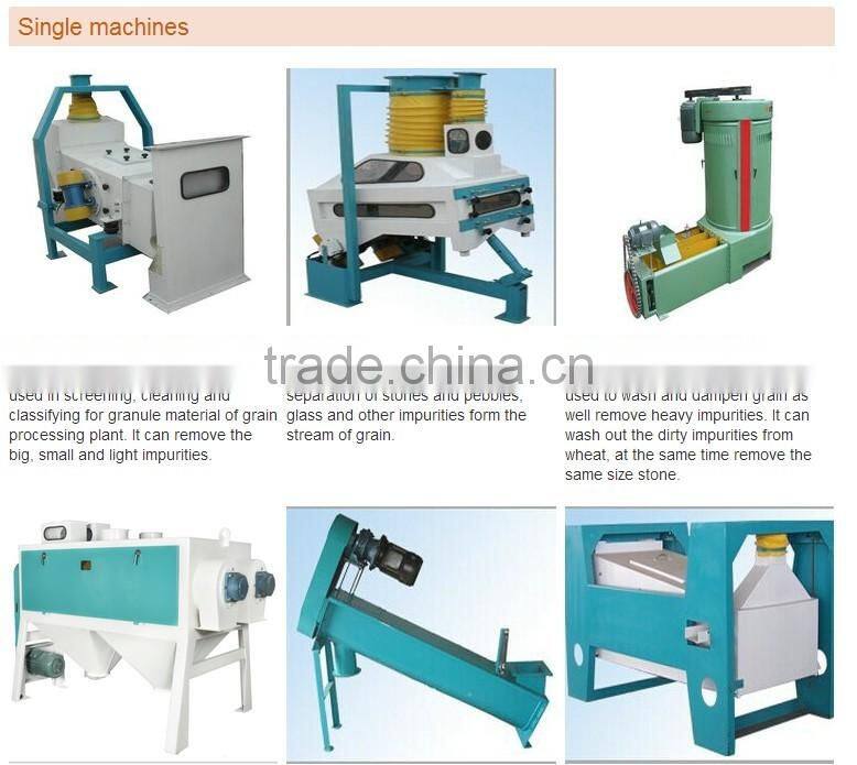 Professional wheat scourer supplier in Alibaba, wheat flour mill machinery price