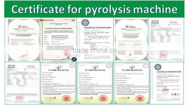 Turnkey collect used tires medical waste to oil gas machine