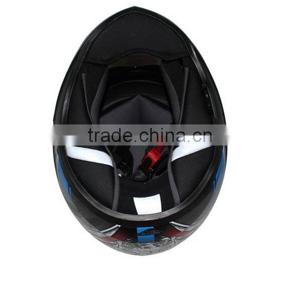 bluetooth double visor helmet/Moto cross ECE helmet /Full face bluetooth helmet/Adults Motorcycle helmet (TKH809)