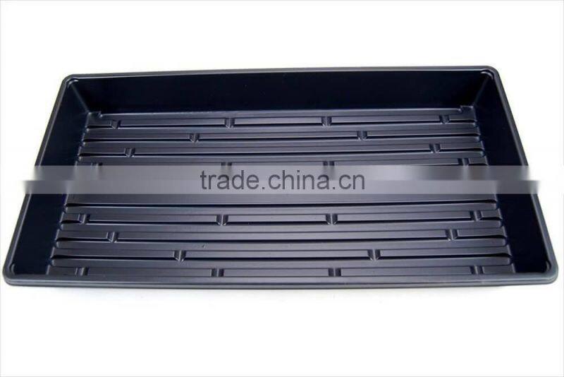 larger shallow plastic microgreen tray no drain holes