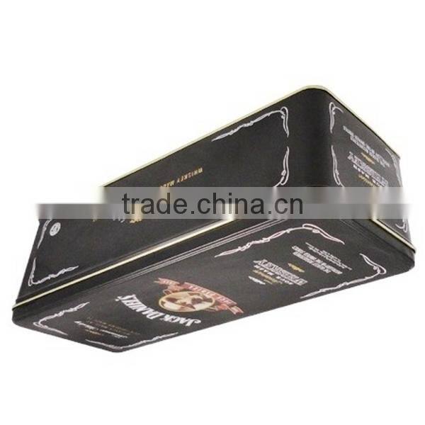 rectanguar metal tins with lids