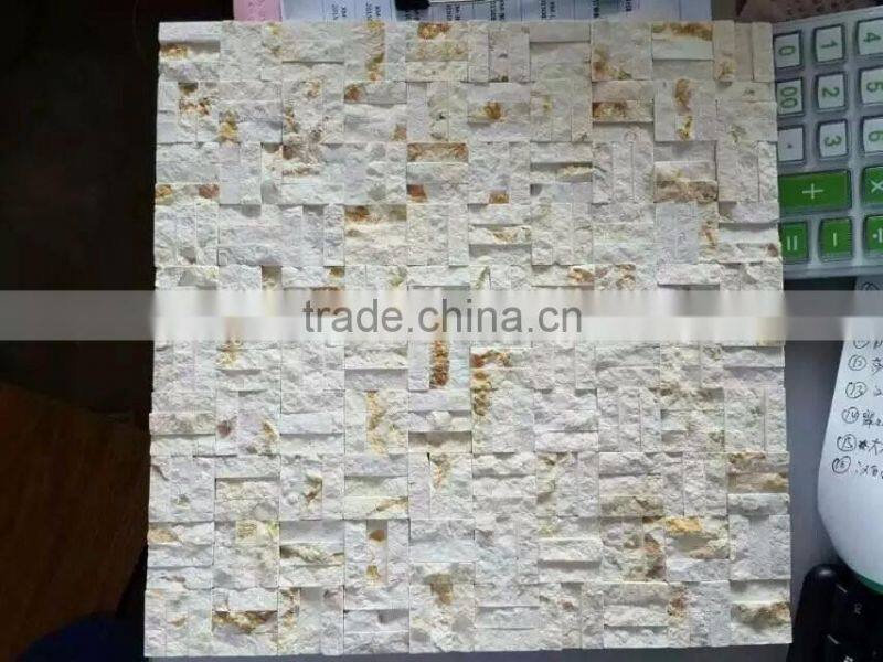Chinese natural stone beige culture stone tiles