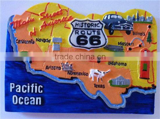 Resin American custom shape magnet