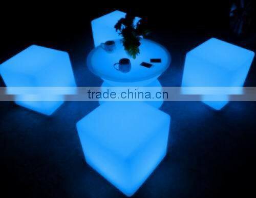 Led outdoor light cube,Bright RGB /rechargeable led cube for party,event,bar,exhibition
