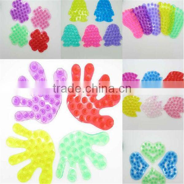 Wholesales Colorful & fashionable double sided silicone sucker