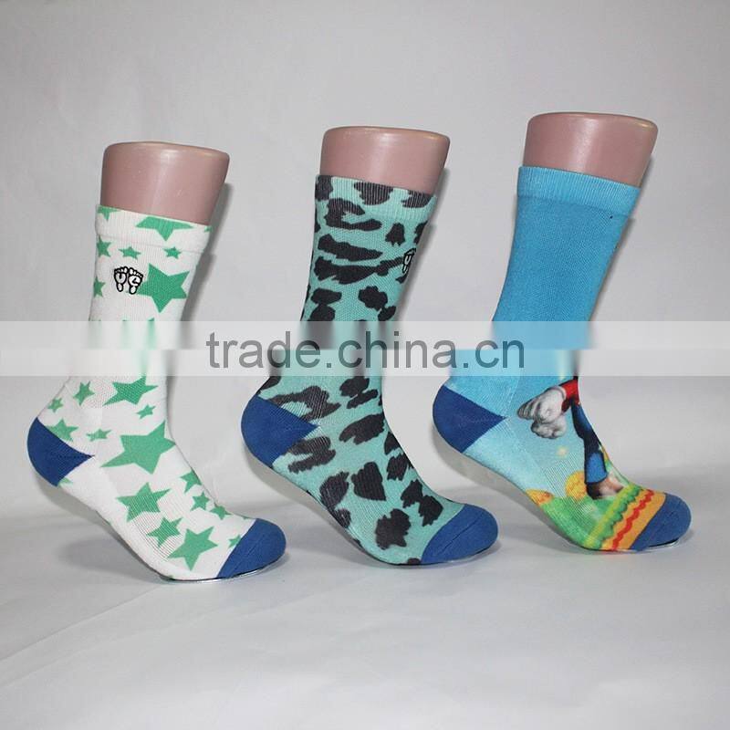 3D sublimation printing sock/adult 3d slipper socks