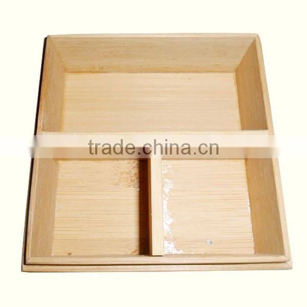 Customize Upscale Square Bamboo Ornaments Storage Box, Crafts Storage Package Boxes