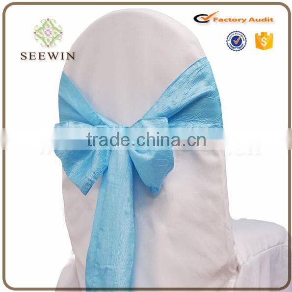 fancy banquet tafatta christmas chair sash