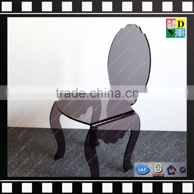 Cheap armless modern acrylic designer dining chairs from shenzhen yidong