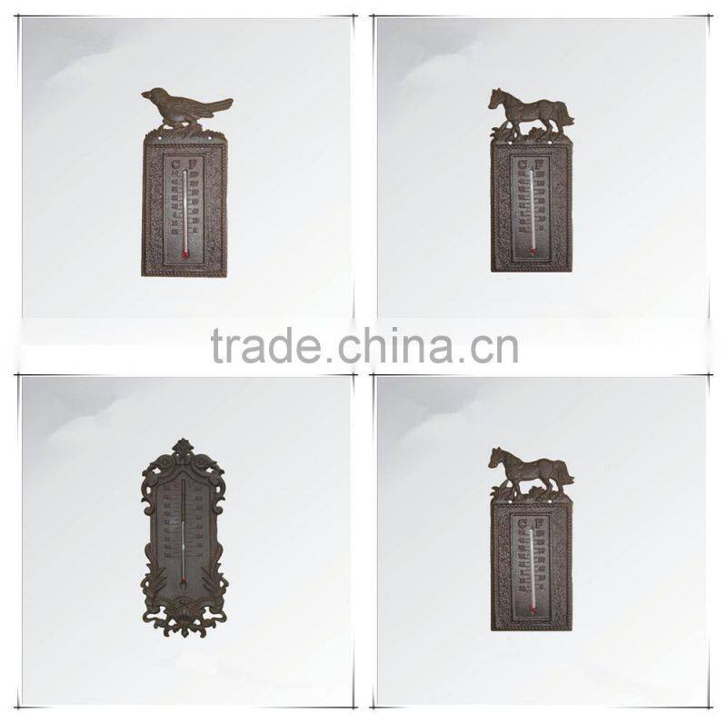 cast iron thermometer home decoration