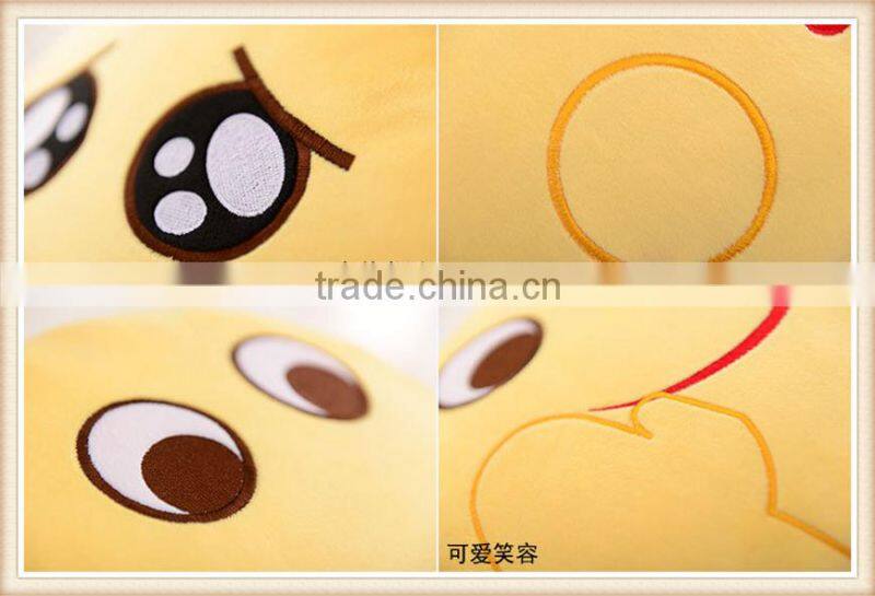 New QQ Expression Pillow Funny Poop Shaped Plush Toy Home Chair Sofa Cushion