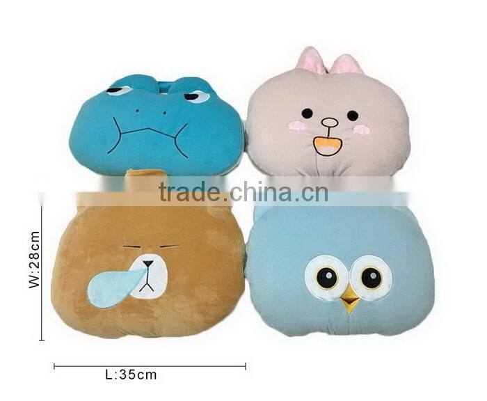 Cartoon Animal Shaped Throw Pillow Home Decorative Cushion Child Soft Plush Toy