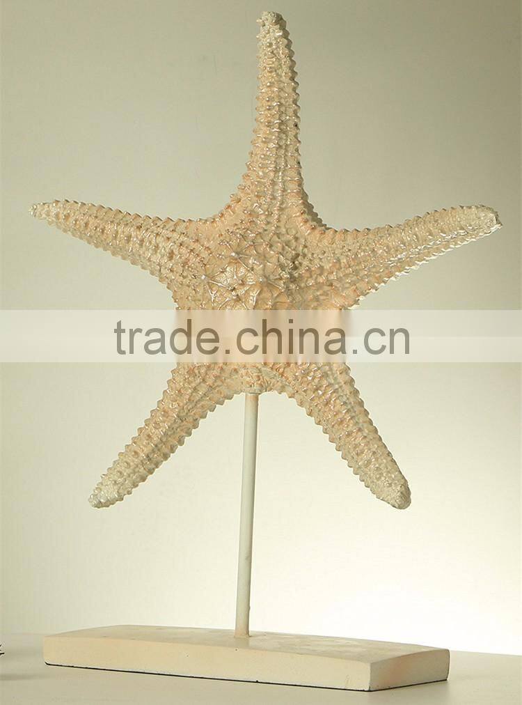Custom home decor art artificial starfish statue