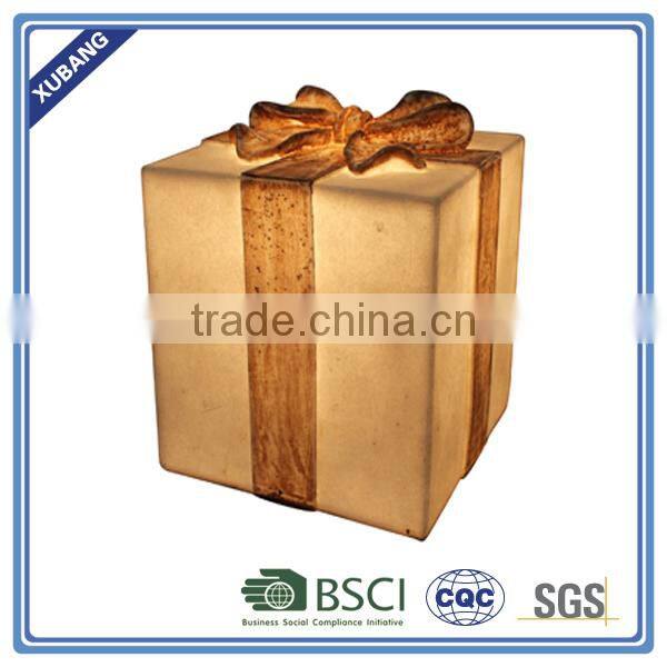 chinese best seller high quality Cute funny Christmas gift box lamp out door
