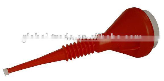 Home Car Motocycle Plastic Funnel King Dark Red Double Capped Funnel 150877
