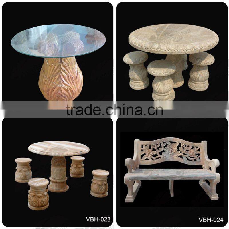 Hot Sale Marble Bench for Decoration VBC--001