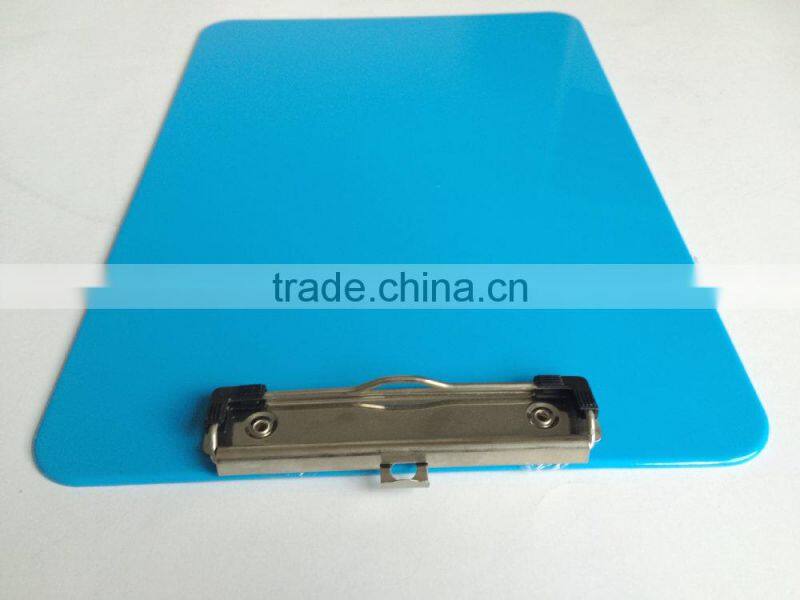 A4 PVC single/double printing clip board for office and school using