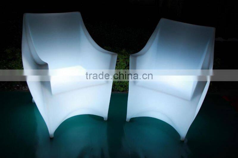 Energy and comfort led glowing chair modern home led sofa