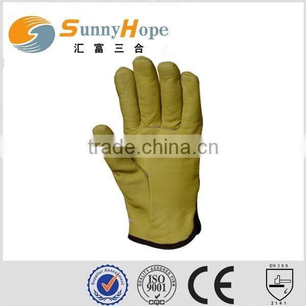 Sunnyhope leather fashion driving gloves working gloves