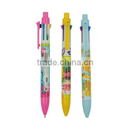 4color/ 5color/6color/ 10color /multi-colour ball point pen with competitive price