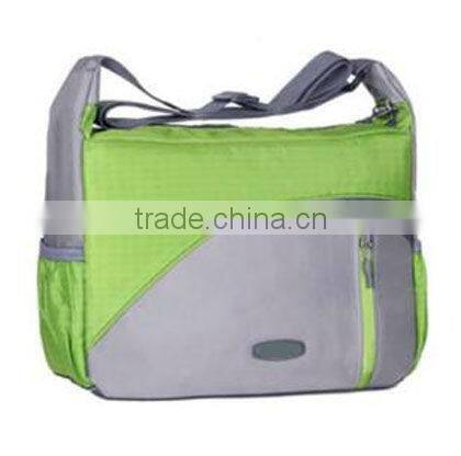 Lovely pink one strap sling bag for sports with polyester material
