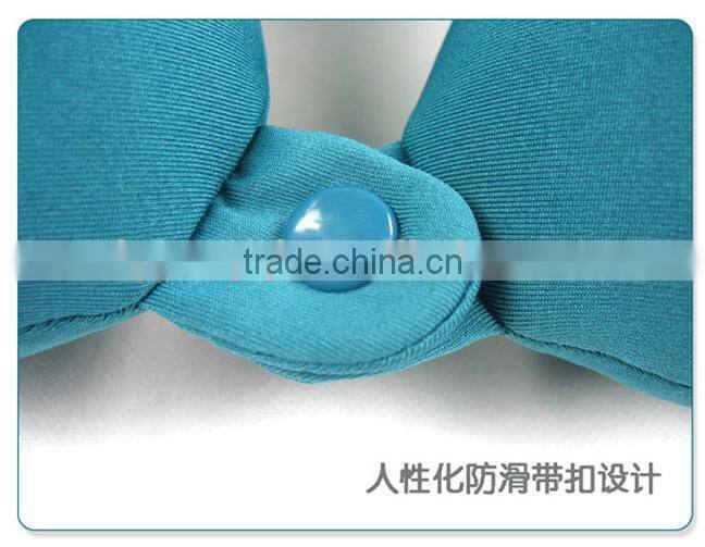 Battery powered Styrofoam travel massage pillow, massage necklace