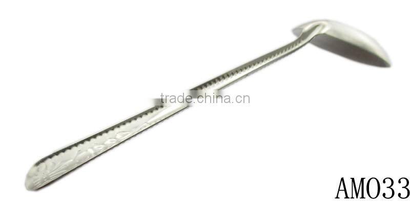 Laced 410 stainless steel kitchenware circle oil spoon