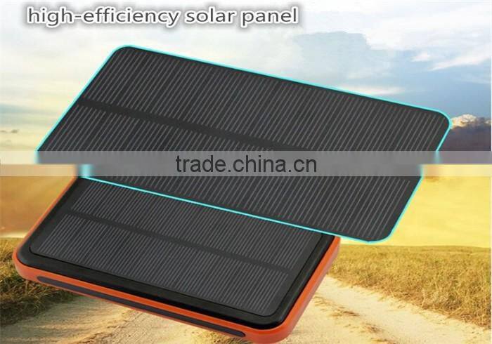 New 30000mah Waterproof solar power bank bateria externa solar charger powerbank for all mobile phone for pad