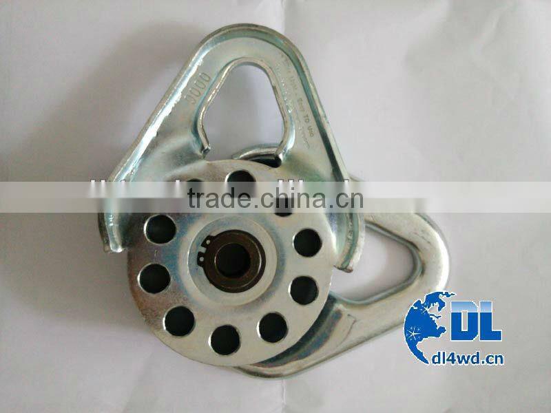2016 auto accessory wire rope snatch pulley block