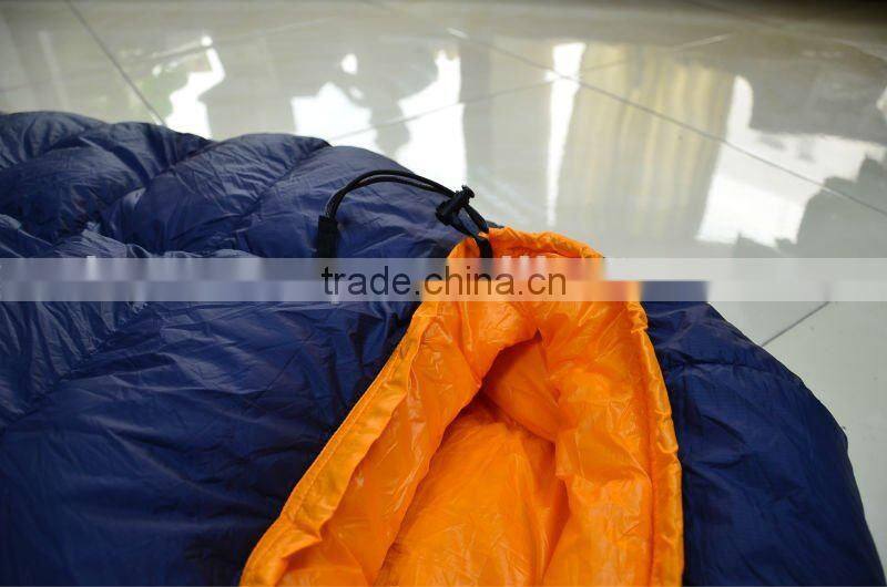 Nylon white goosedown sleeping bag