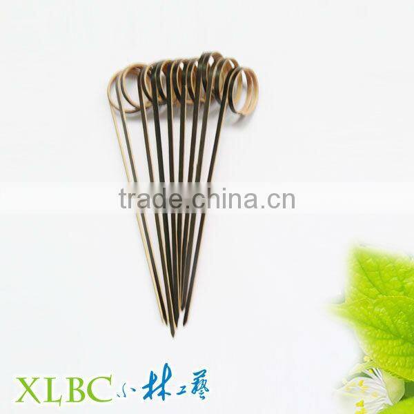 9cm Bamboo knotted picks with color