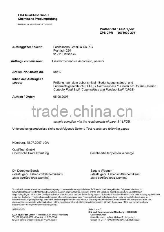 Promotional cocktail paper party decoration umbrella