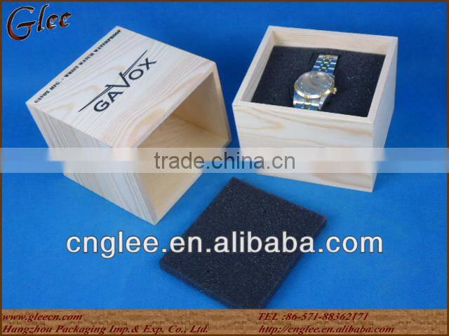 Fashion wooden watch display box for sale