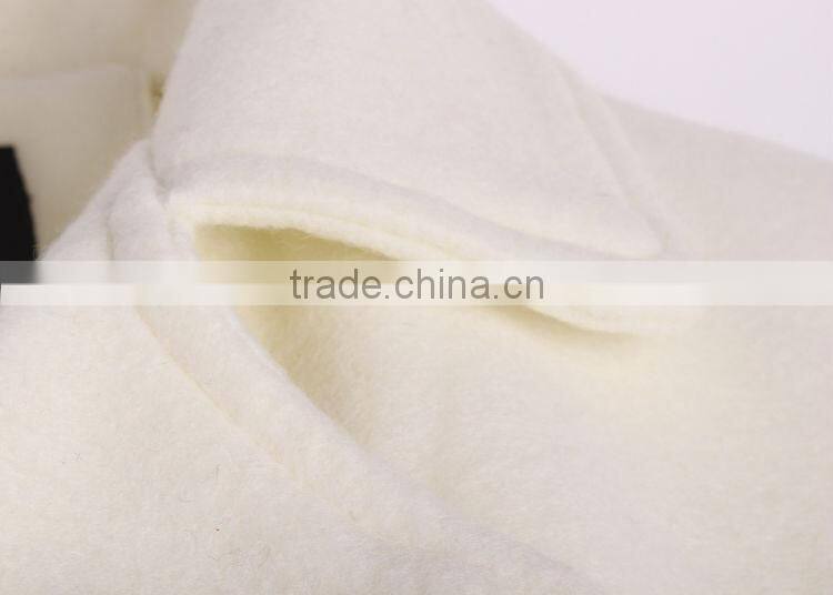 100%Polyester Women's Woolen Cloth Jacket&Coat Women's Coats Long Woolen Coat Slim Straight Thick Warm Woolen Jacket DD-YF-1709