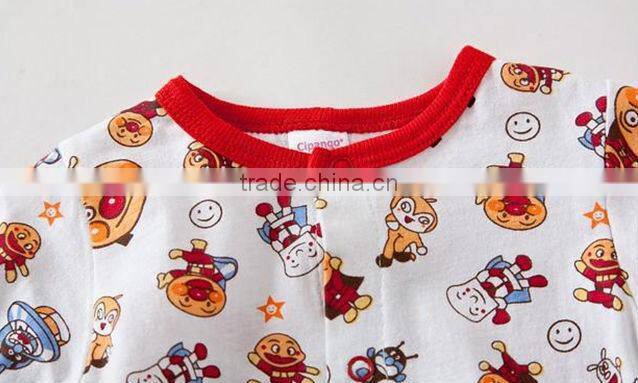 Cotton baby girl romper, plain red baby plain romper