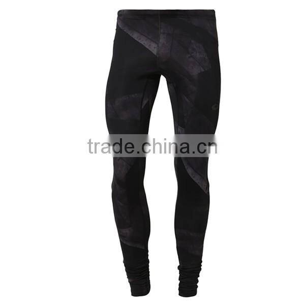 High waisted custom printed yoga leggings for men, sublimation leggings