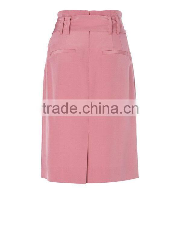 Top fashion with self tie wrap trendy designer ladies skirts
