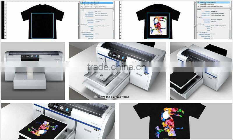 A3 dgt flatbed t shirt printer
