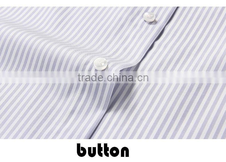 SZXX Tops Wholesale White Stripe Mens Casual Formal Shirts