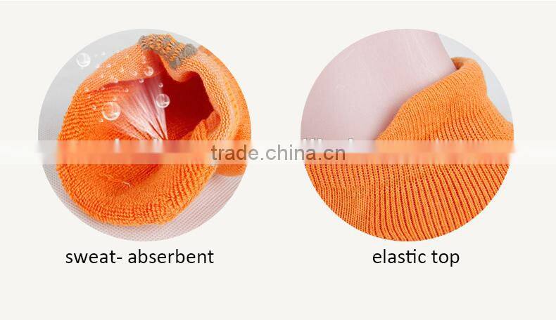 anti-slip organic cotton ankle yoga socks breathable sweat-absorbent elastic