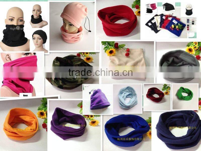 winter autumn hot sale multi functiona men blank neckwarmer sport children youth adult wind proof colorful fleece neck gaiter
