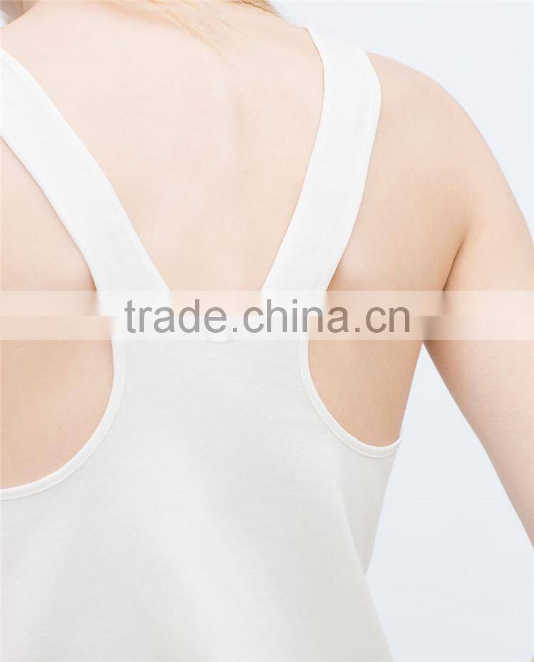 2016 New design Womens tank top loose