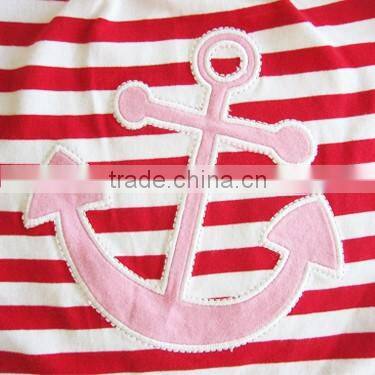 Newborn Baby Girl Bodysuit With Stripe Navy Style Kid Clothes Designs For Toddler Summer Short Sleeves Baby Romper