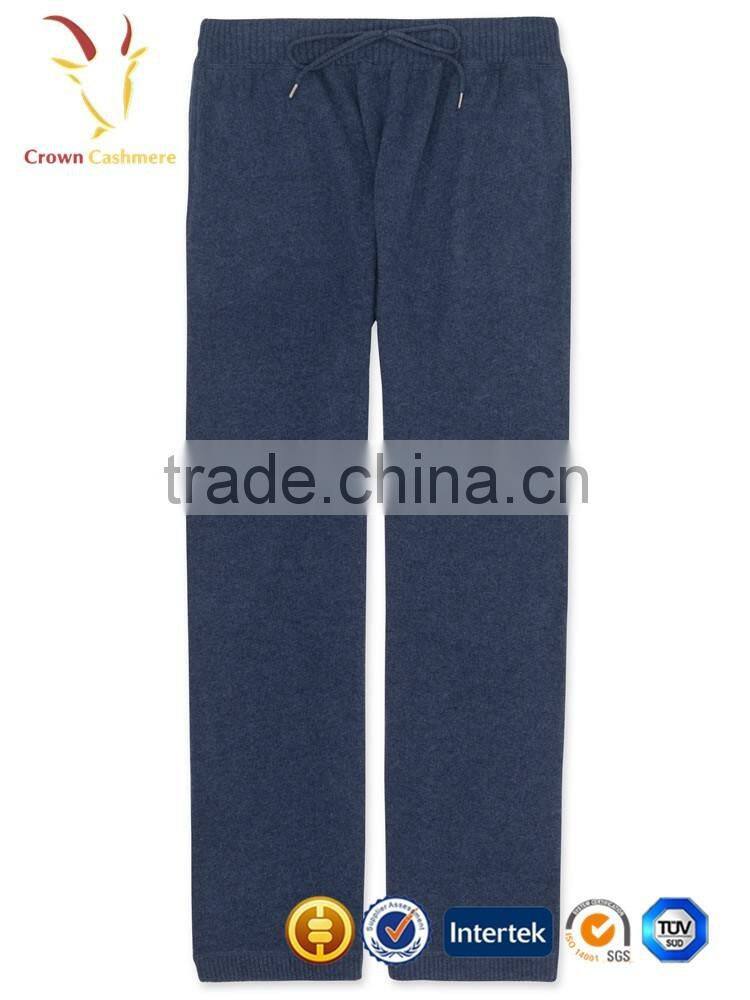 Fashion men's Cashmere Wool knitted jogging pants